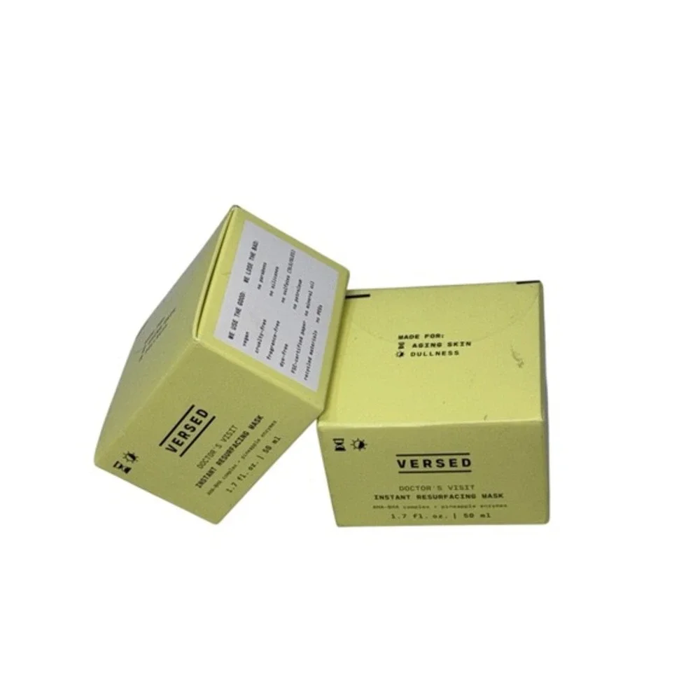 Versed Doctors Visit Instant Resurfacing Mask 1.7oz AHA‎ BHA Enzyme Lot of 2